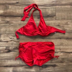 Athleta Red Bikini Bathing Suit